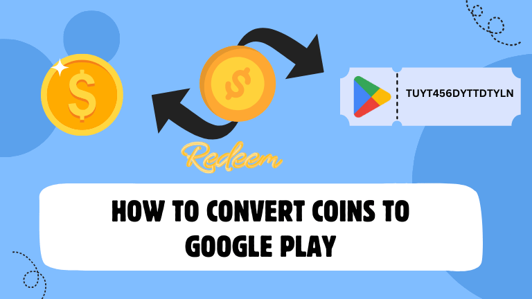 How to convert in-app coins to free google play gift cards