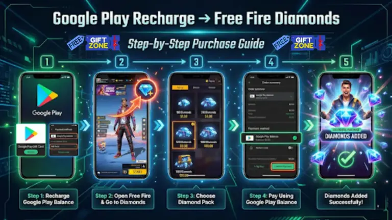 Google play rechrage code to ff diamond app