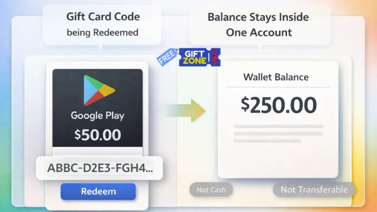 google play gift card and balance